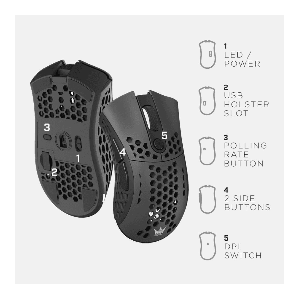 GALAX GAMING MOUSE HOF ACE M2 WIRELESS BLACK — thumbnail 3 of 3