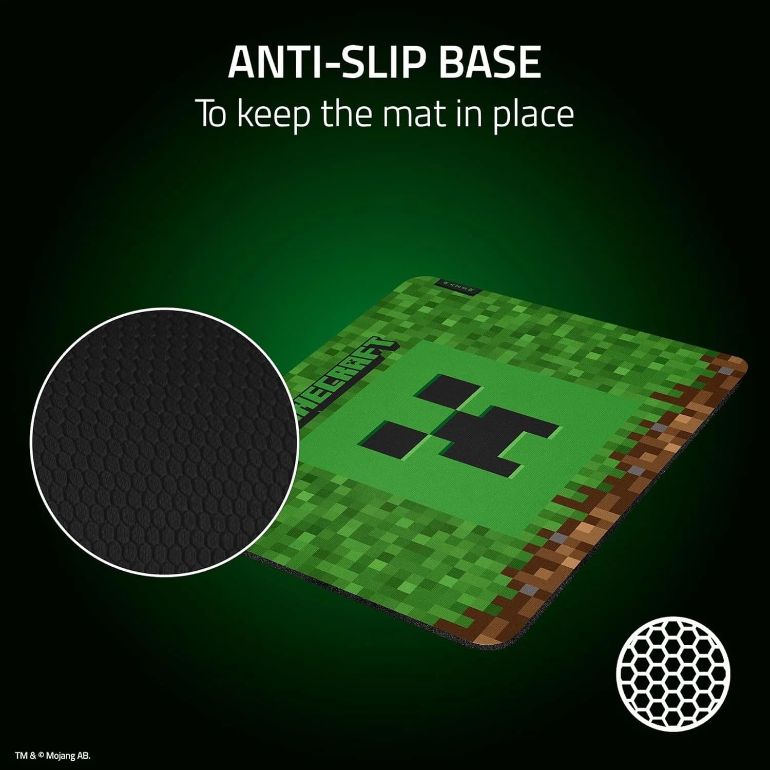 Razer Gigantus V2 Medium Gaming Mouse Pad - Minecraft Edition - Soft Surface for Precision and Contro — thumbnail 4 of 8