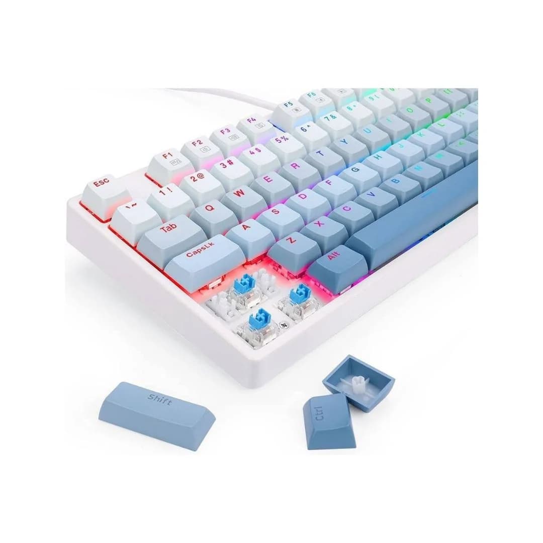 REDRAGON K645W Wired RGB CASS USB Mechanical Gaming Keyboard, Blue Switch — thumbnail 4 of 4