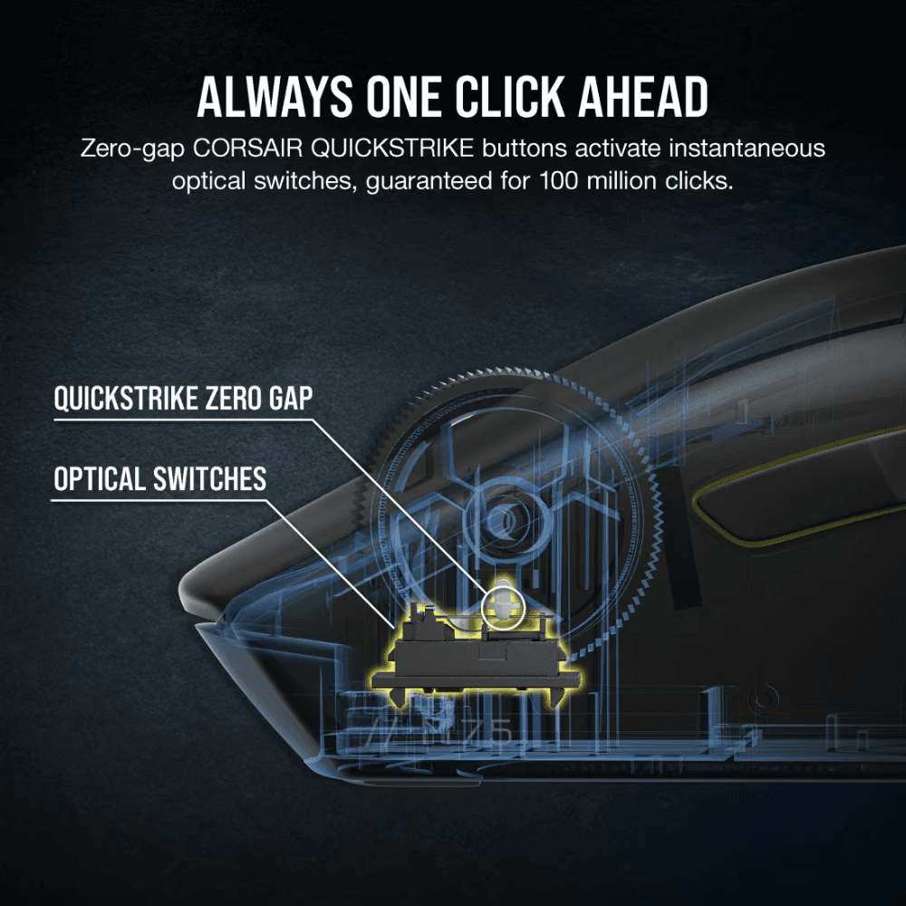 CORSAIR GAMMING MOUSE M75 RGB BLACK — thumbnail 3 of 5