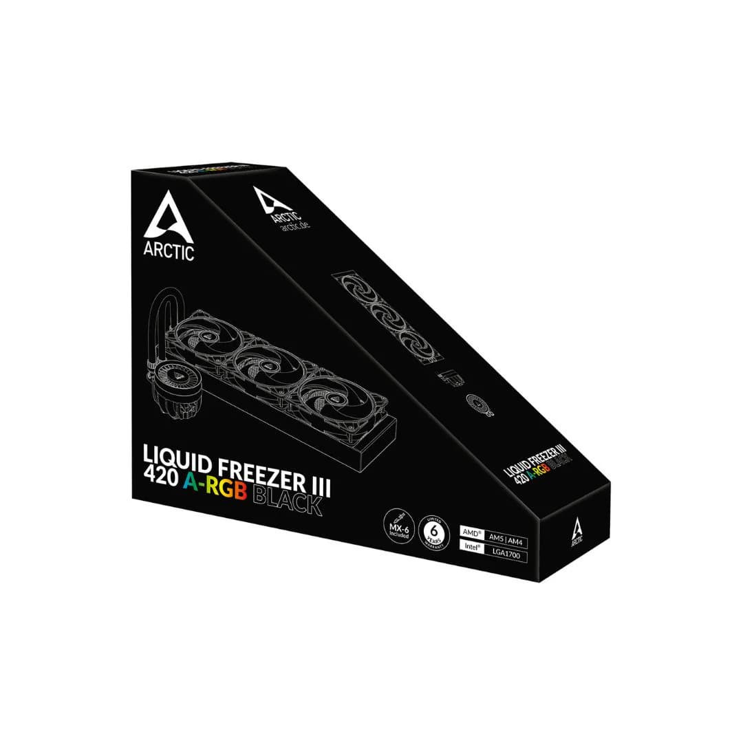 Arctic Liquid Freezer III 420 A-RGB - Black — thumbnail 4 of 7
