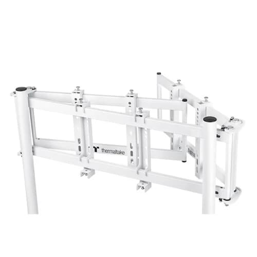 Thermaltake Triple Racing Monitor Stand – Steel Frame, Up to Three 32″ Displays, VESA Mount, Height Adjustable (920–970 mm), Folds Backward — thumbnail 8 of 10