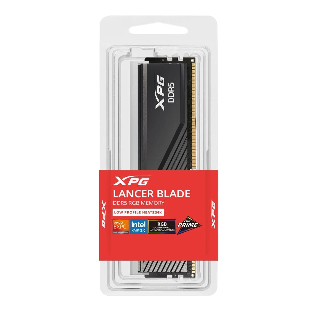 XPG Lancer Blade RGB DDR5 6000MHz 16GB CL30 UDIMM 288‑Pins Desktop SDRAM DDR5 Single Channel RAM — thumbnail 3 of 9
