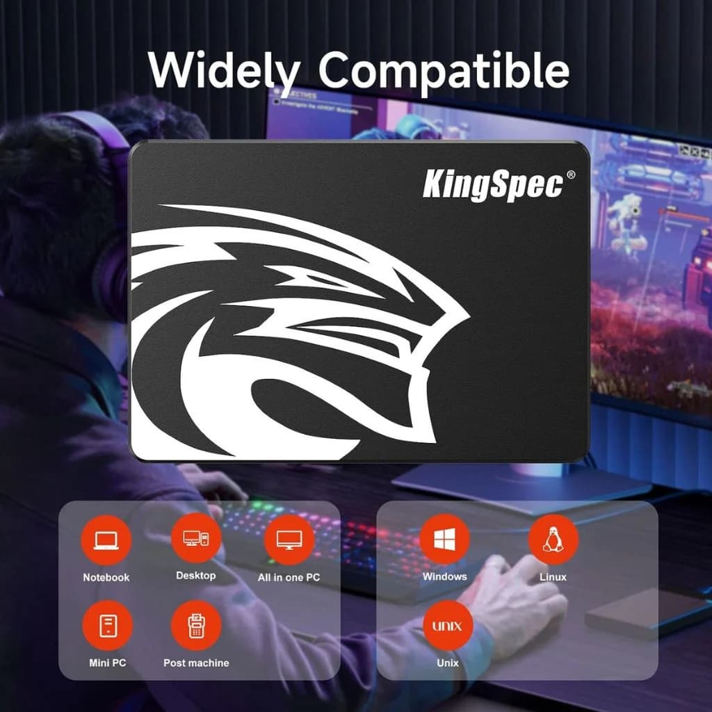 KingSpec 1TB SSD - SATA 2.5 — thumbnail 4 of 6