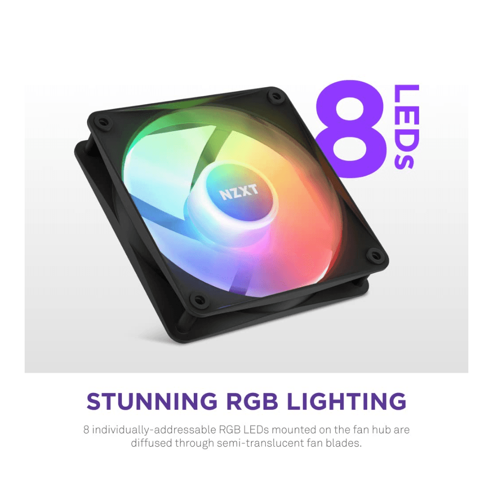 NZXT FAN CASE CORE F120 RGB BLACK — thumbnail 2 of 3