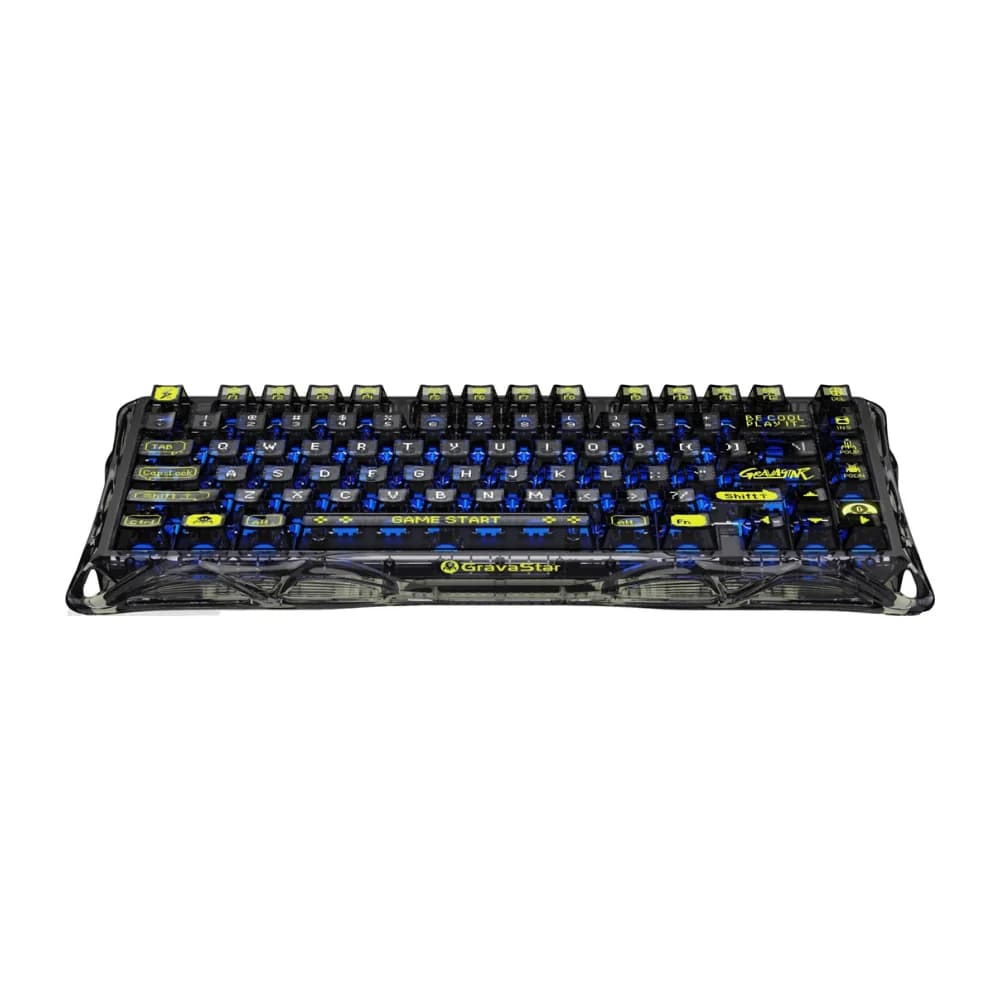 Gravastar Mercury K1 Lite Mechanical Gaming Keyboard AR - Transparent Black — thumbnail 3 of 6