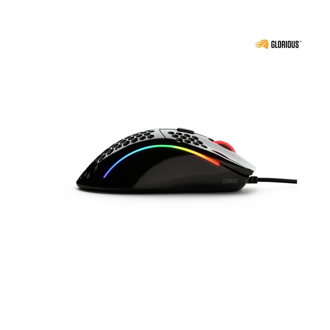 Glorious Gaming Model D Wired Gaming Mouse - Glossy Black — thumbnail 3 of 4