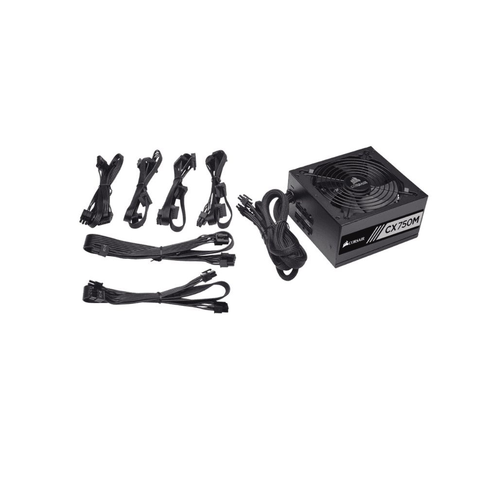 CORSAIR CX750 750W 80+PLUS BRONZE BLACK Power Supply — thumbnail 4 of 5