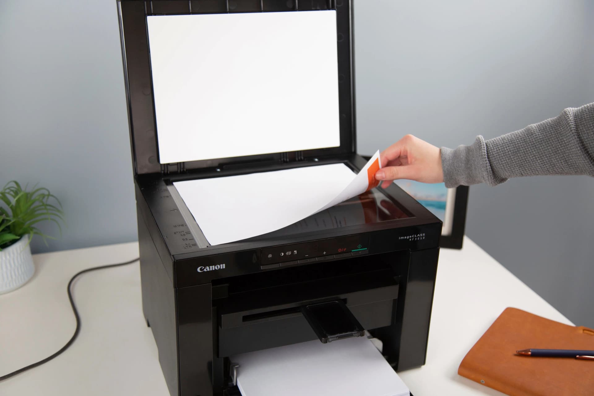 Canon i-SENSYS MF3010 Digital Multifunction Laser Printer and Scanner (Black & White) — thumbnail 3 of 4