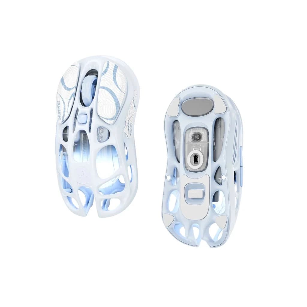 GravaStar Mercury M1 Pro Wireless PRO-BLU Gaming Mouse - Ice Blue — thumbnail 3 of 4