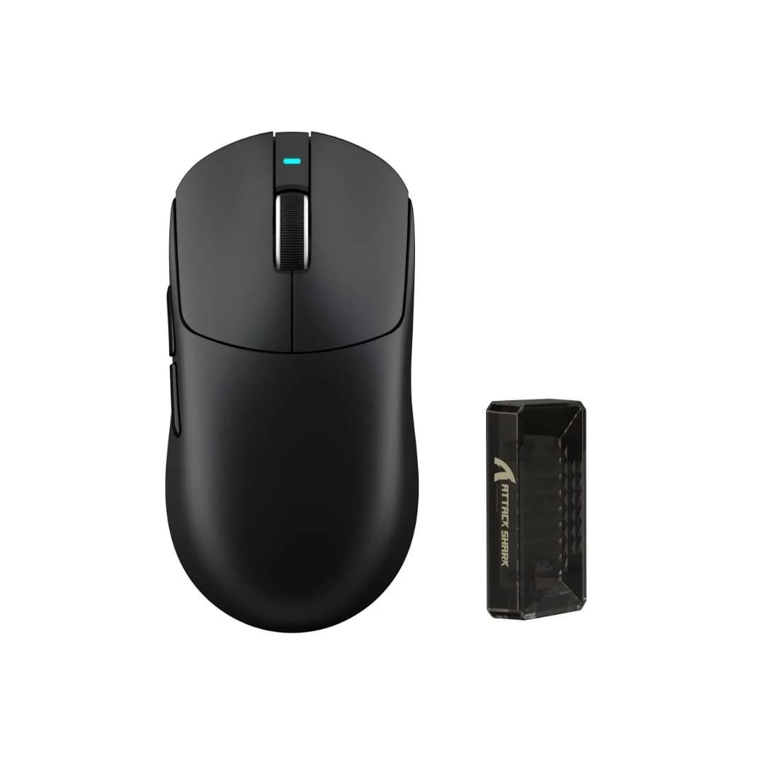 ATTACK SHARK X8 Ultimate Wireless Gaming Mouse - Black — thumbnail 3 of 3