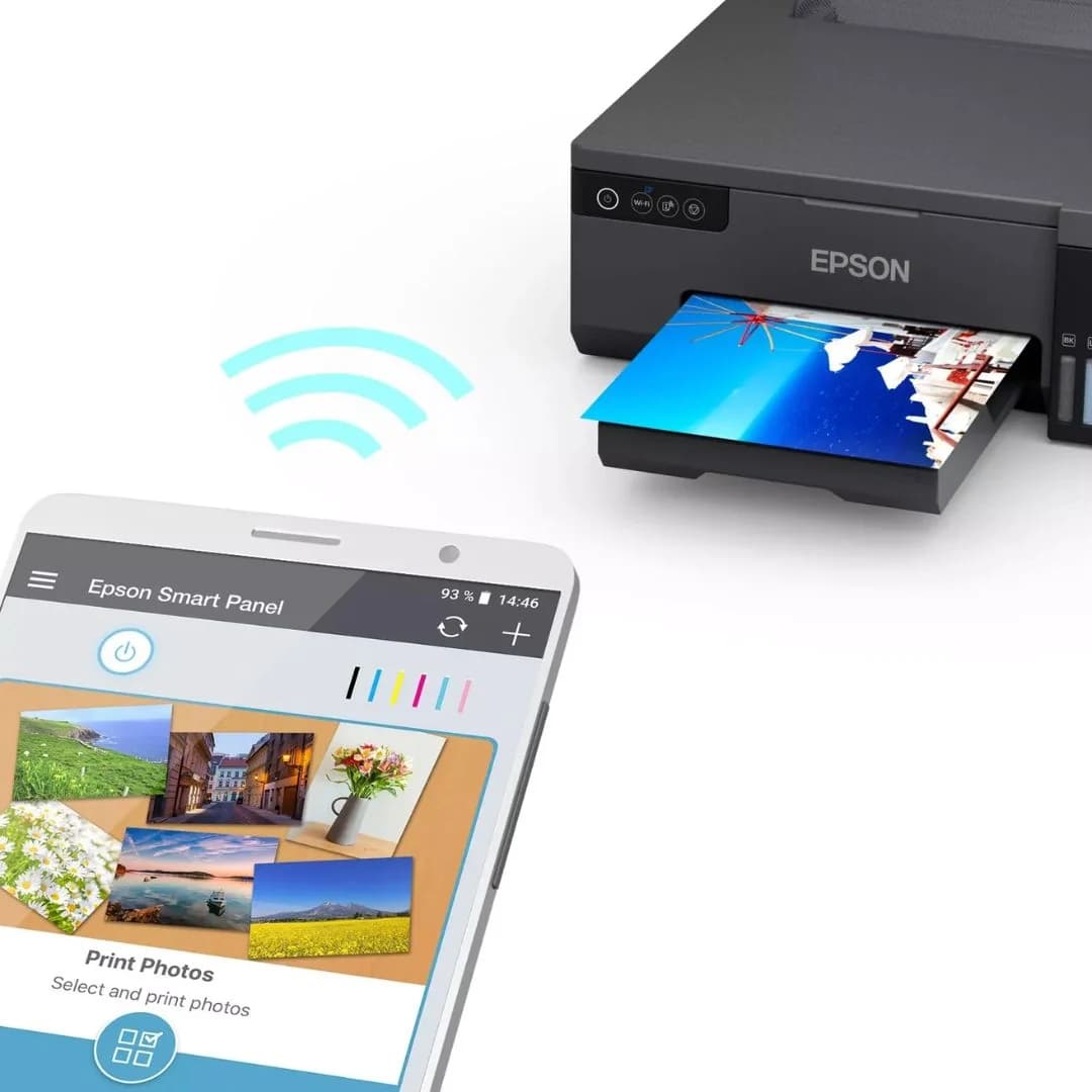Epson EcoTank L8050 Color, A4 Wi-Fi All-in-One Ink Tank Photo Printer — thumbnail 3 of 4