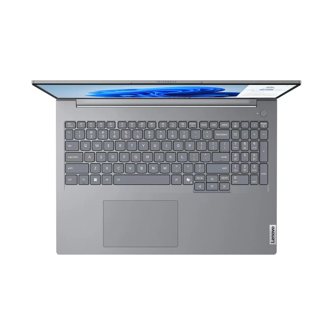 Lenovo ThinkBook 16, Intel Graphics, Intel Core Ultra 5-225H, RAM 8GB, SSD 512GB, 16.0 IPS WUXGA 60Hz, Arctic Grey — thumbnail 2 of 7