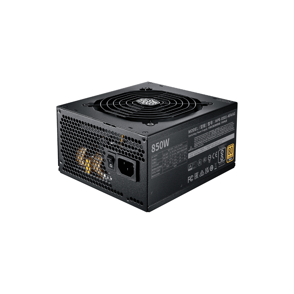 COOLERMASTER MWE 850W 80+PLUS GOLD V2 BLACK Power Supply — thumbnail 2 of 5