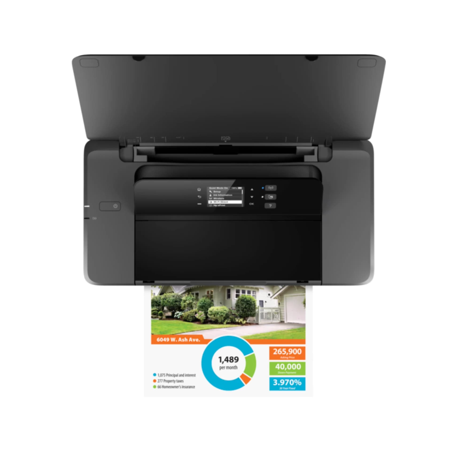 HP OfficeJet 202 Mobile Portable Printer — thumbnail 4 of 4