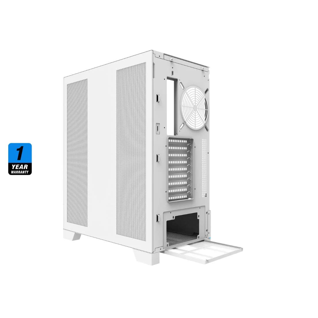 DarkFlash DY450L Pro Mid Tower Case - White — thumbnail 6 of 9