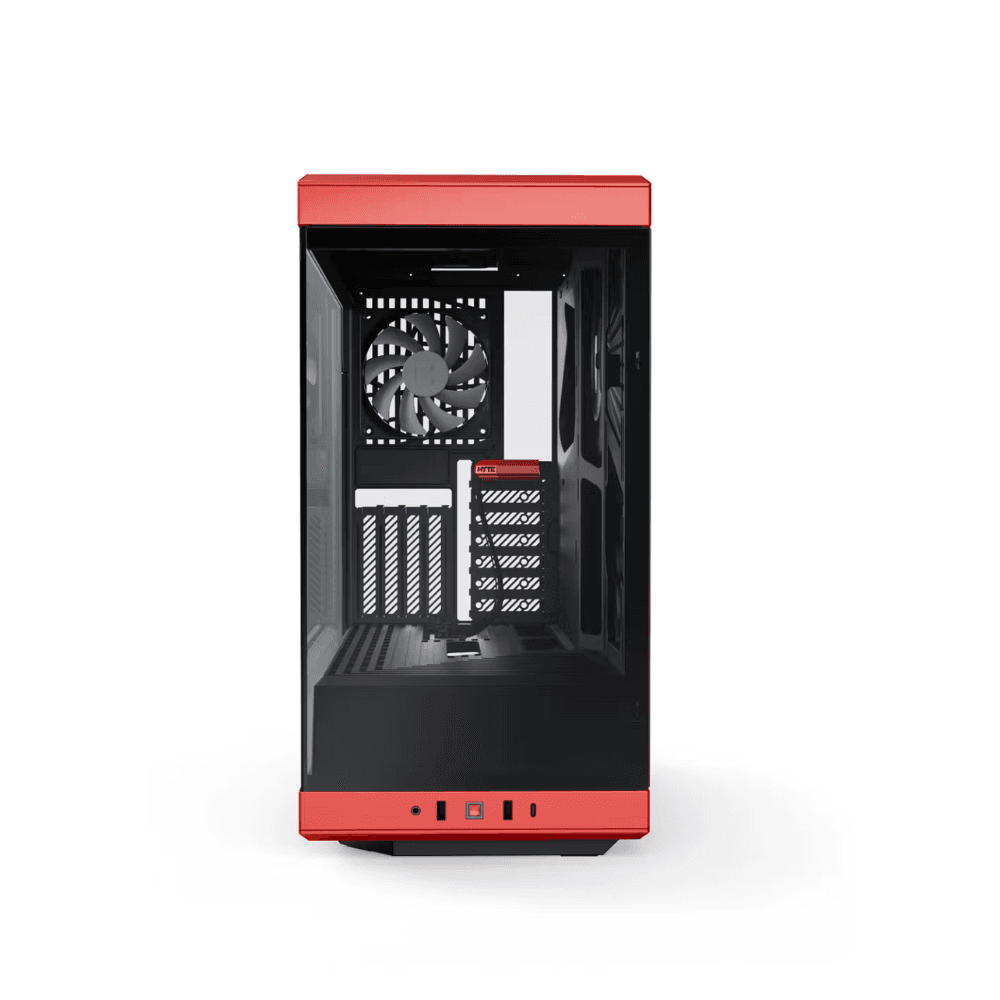 HYTE Y40 ATX MID TOWER CASE – RED — thumbnail 2 of 6