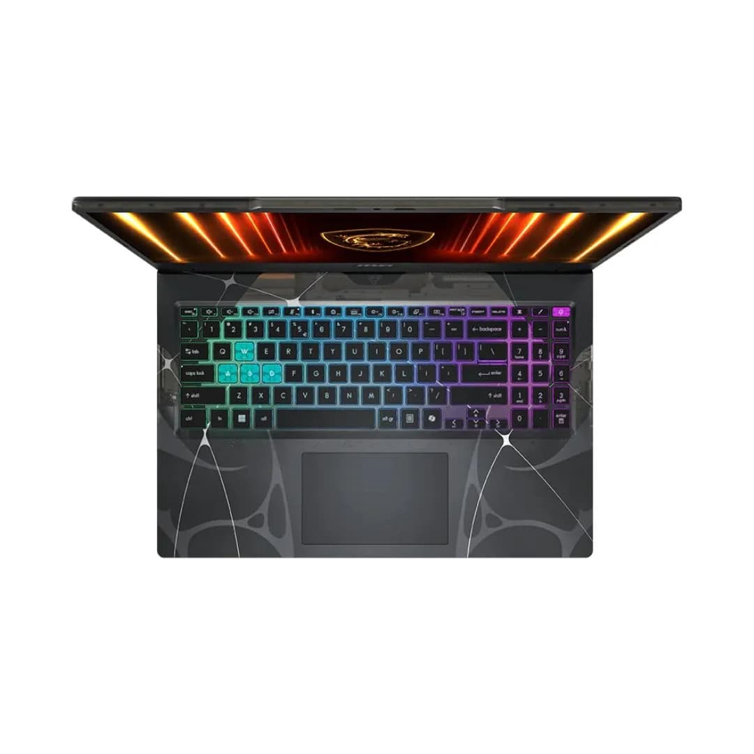 MSI Cyborg 15 B2RWGKG-409US, Intel Core 7-240H, RAM 16GB, SSD 1TB, NVIDIA GeForce RTX 5070 8GB, 15.6 Inch FHD 144Hz, Translucent Black — thumbnail 2 of 6