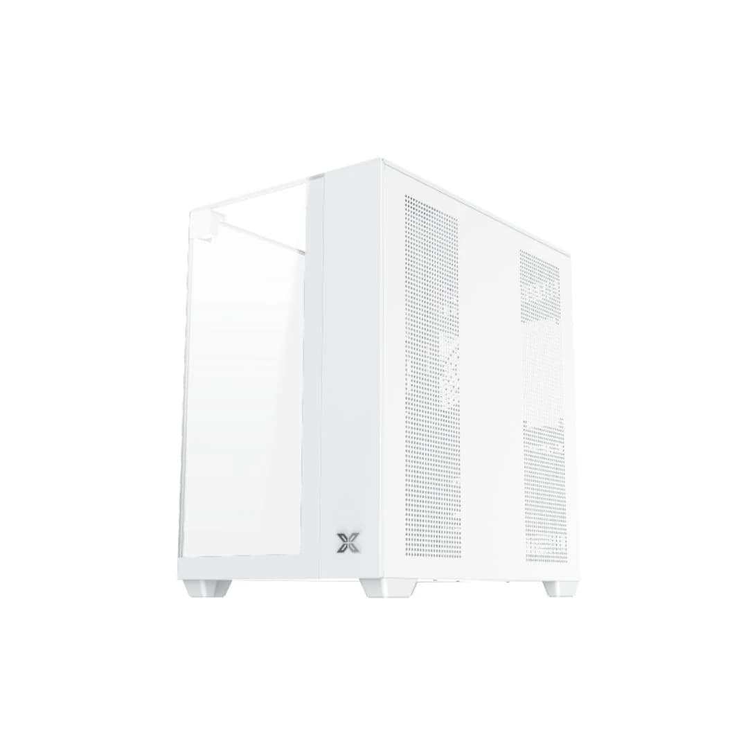 Xigmatek Aqua V Mid Tower Case - Arctic White — thumbnail 4 of 5