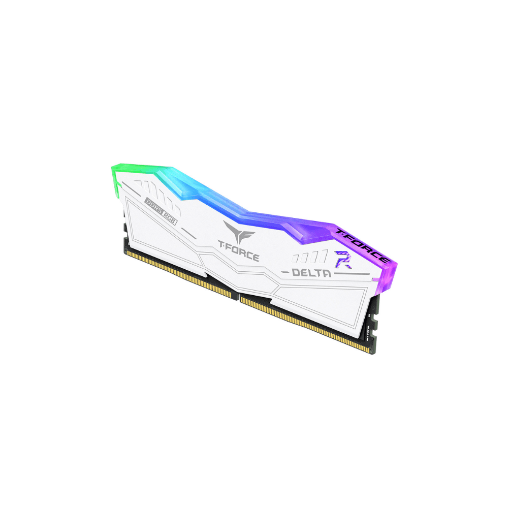TEAMGROUP T-FORCE DELTA RGB DDR5 32GB (2x16GB) 5600MHz CL40 White — thumbnail 2 of 2