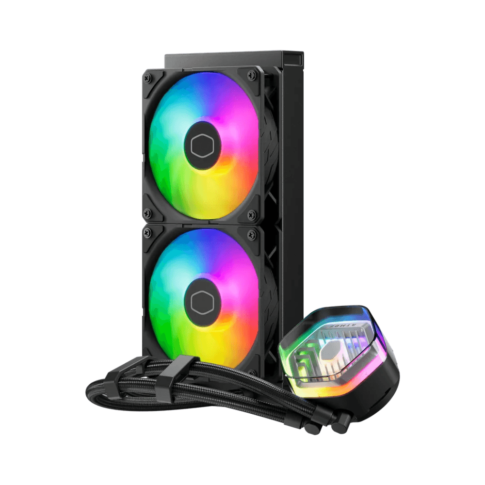 COOLER MASTER MasterLiquid 240 Atmos ARGB – Black — thumbnail 2 of 2
