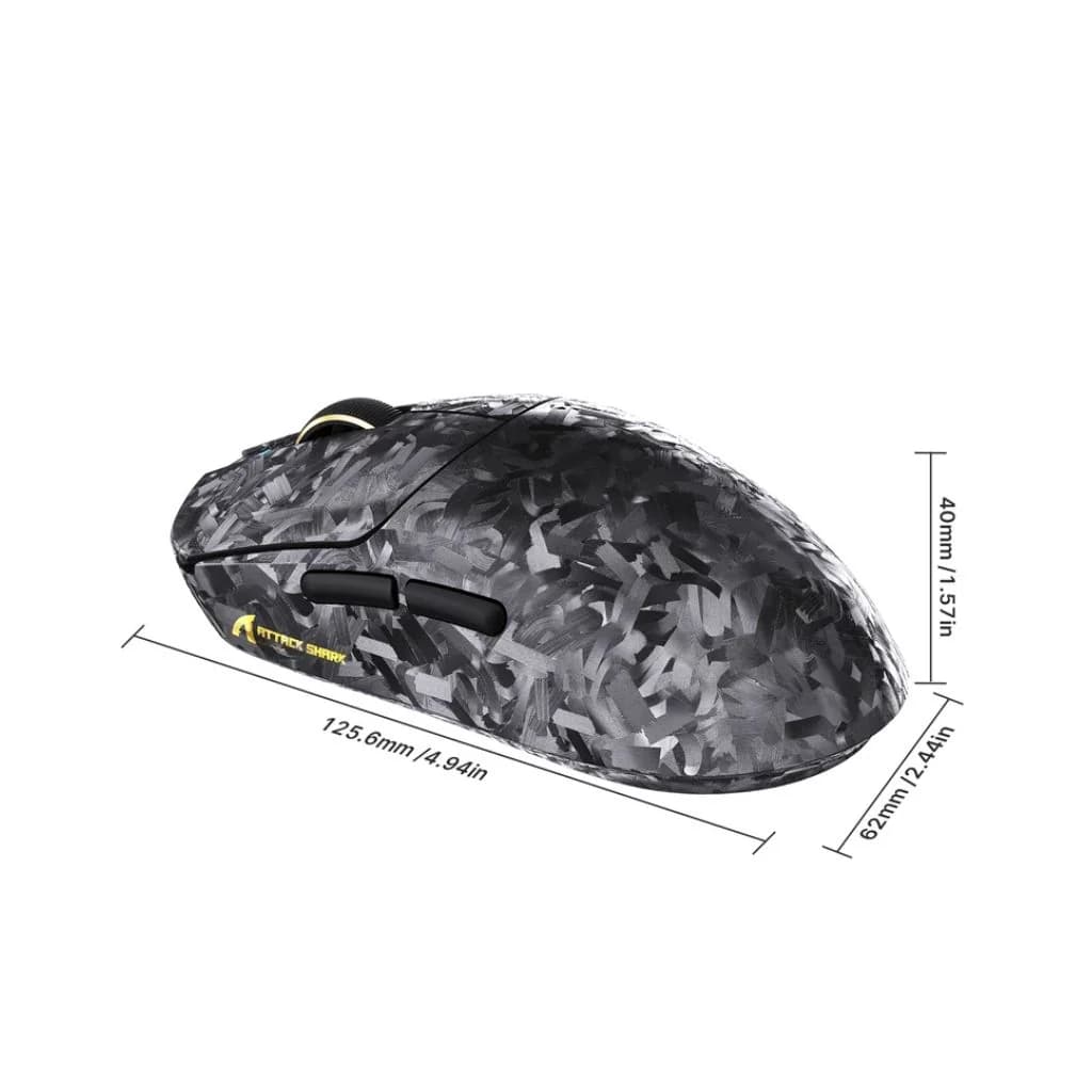 Attack Shark RS3 Ultra Wireless Gaming Mouse - Black — thumbnail 5 of 5