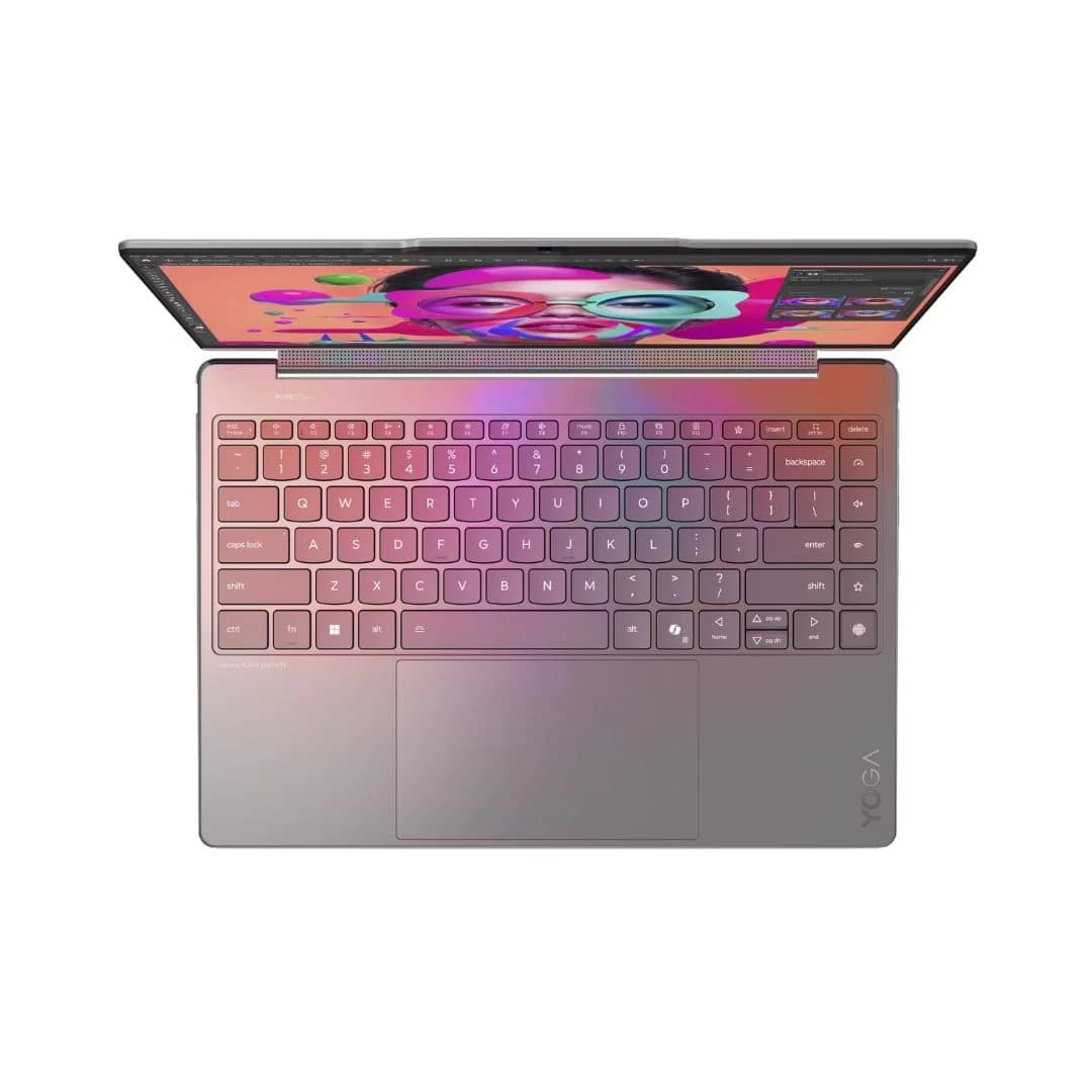 Lenovo Yoga 9 Aura Edition, Intel® Arc™ Graphics 140V, Intel Core Ultra 7-258V, RAM 32GB, SSD 1TB, 14 Inch WQXGA+ OLED 120Hz Touch, Luna Grey — thumbnail 8 of 9