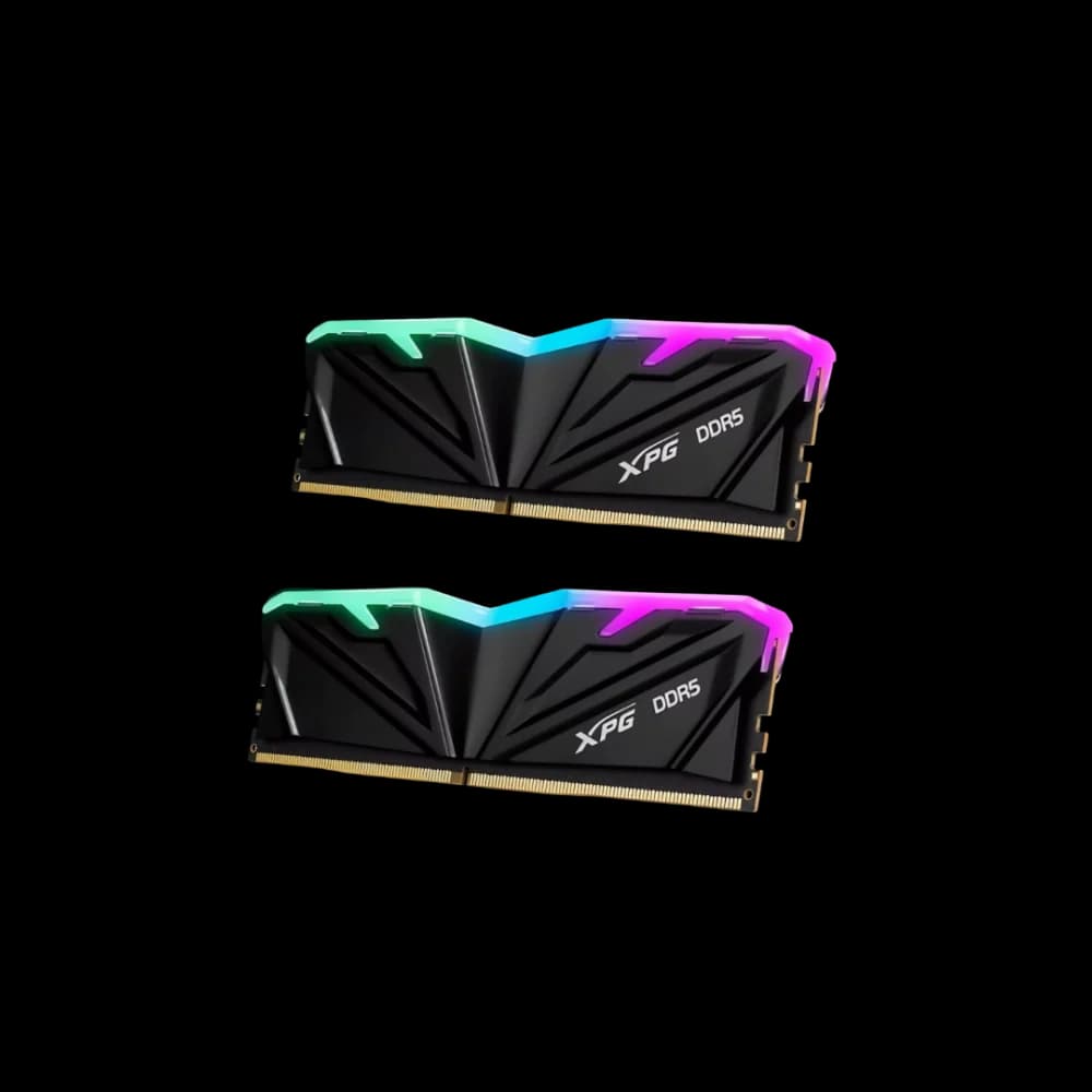 XPG ARMAX RGB DDR5 Gaming RAM 32GB (2x16GB) 6000MT/s CL32 – High Performance RGB Desktop Memory with Intel XMP 3.0 & AMD EXPO Support – Premium Heat Spreader – Black