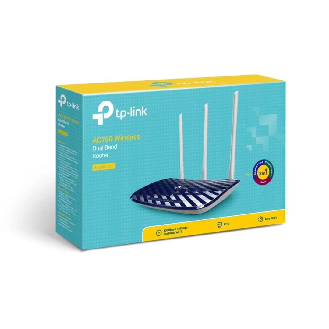 TP-Link Archer C20, AC750 Wi-Fi 5 Router — thumbnail 4 of 4