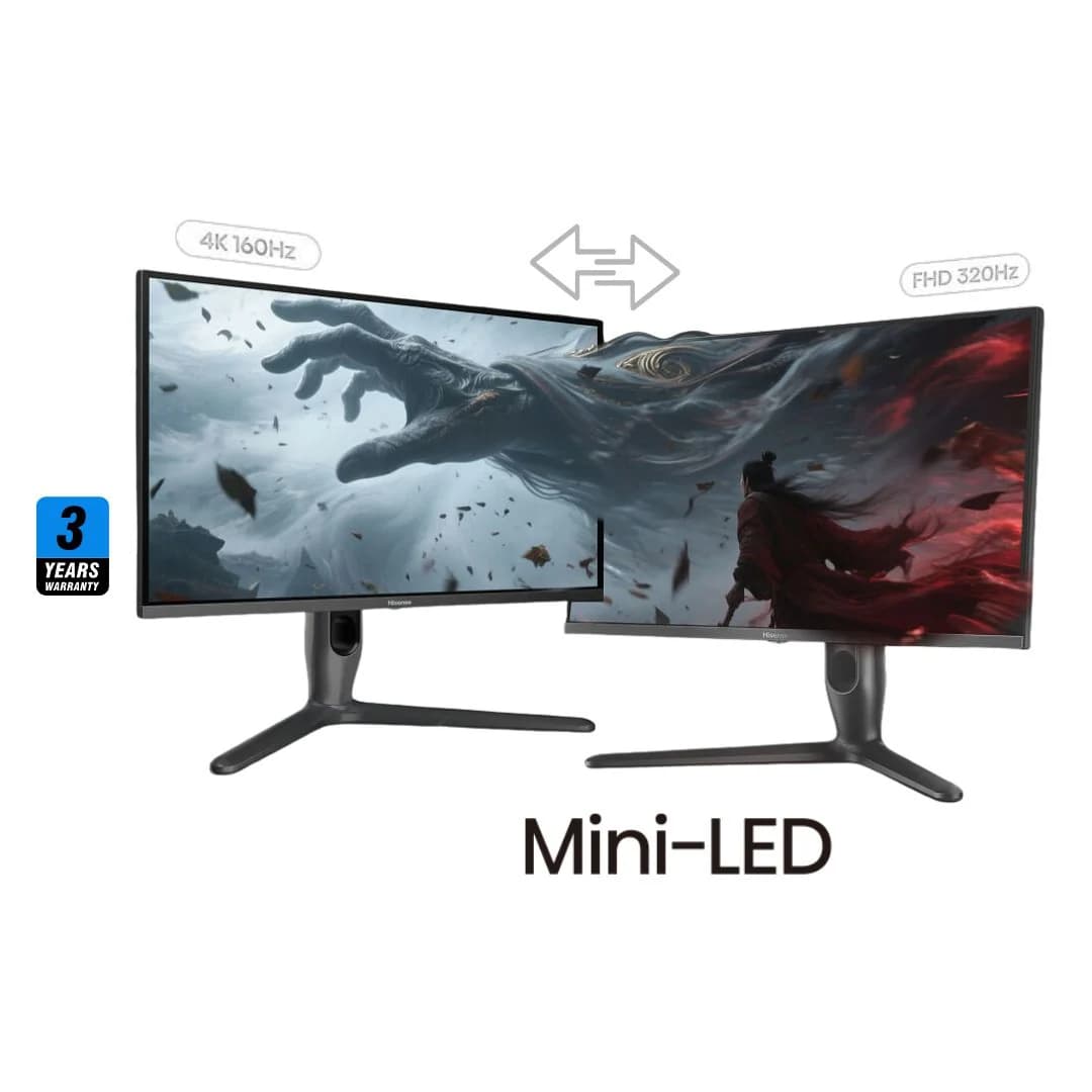 Hisense 27G7Q-Pro 27 Dual Refresh rate 4K (3840x2160) (160Hz 4K - 320Hz FHD) 1Ms IPS Mini-Led Flat — thumbnail 2 of 7