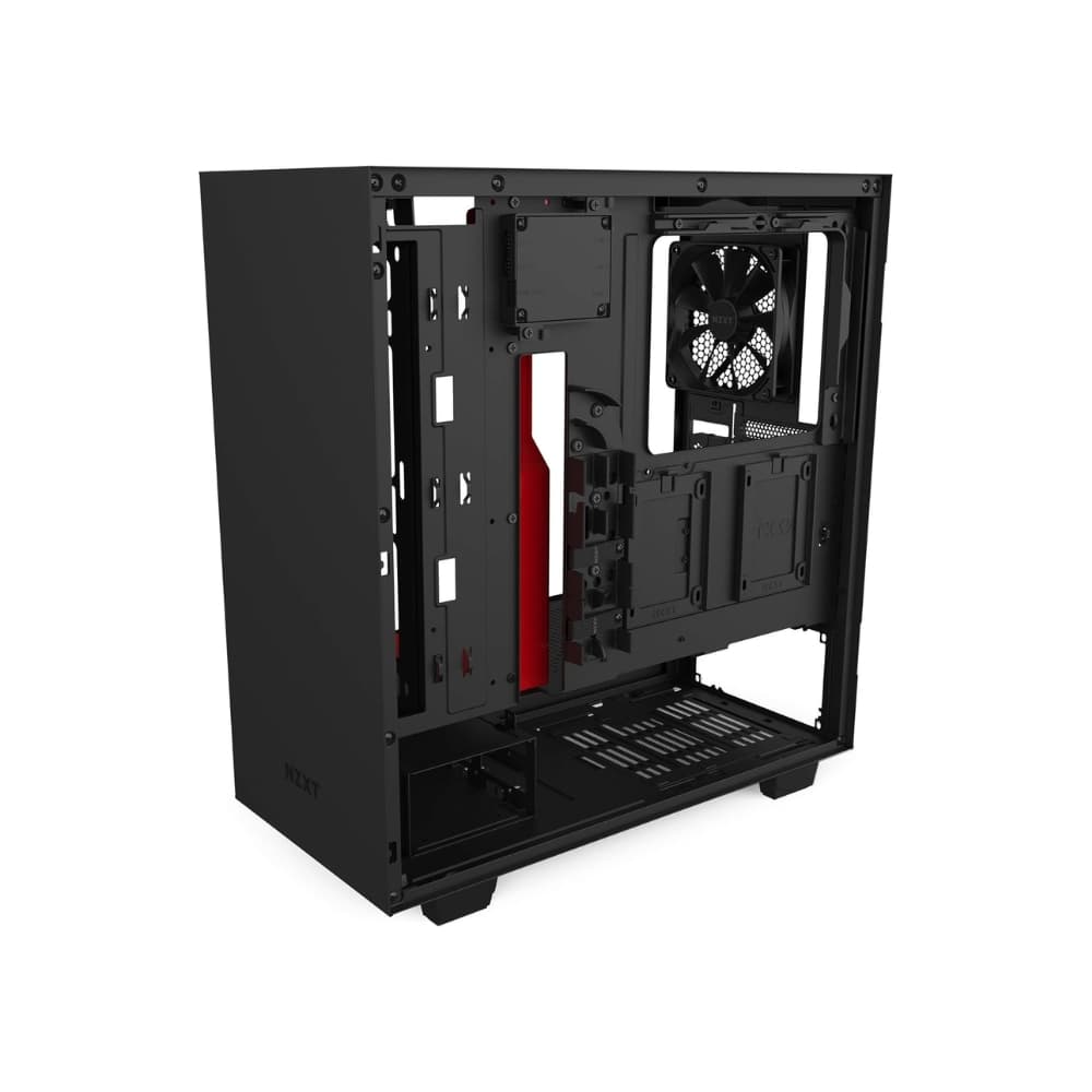 NZXT H510i MATTE GAMING MID-TOWER BLACK/RED CASE — thumbnail 5 of 6