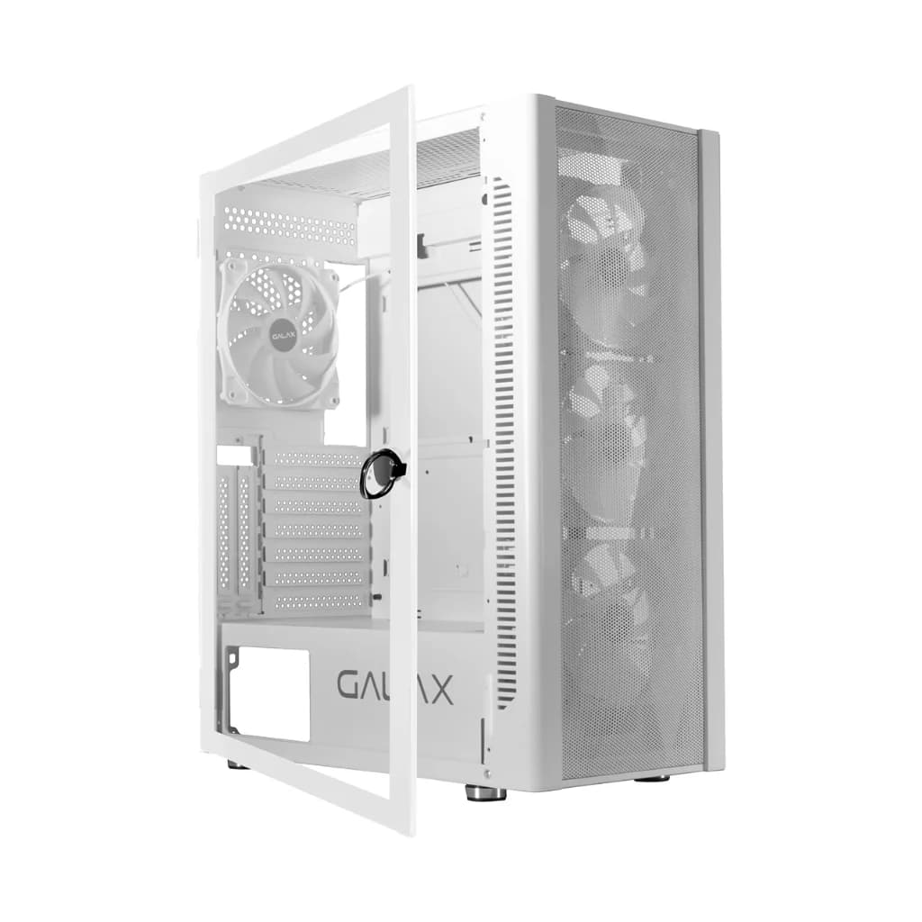GALAX Revolution 06 RGB Computer Case with 4 Fans - White — thumbnail 2 of 4
