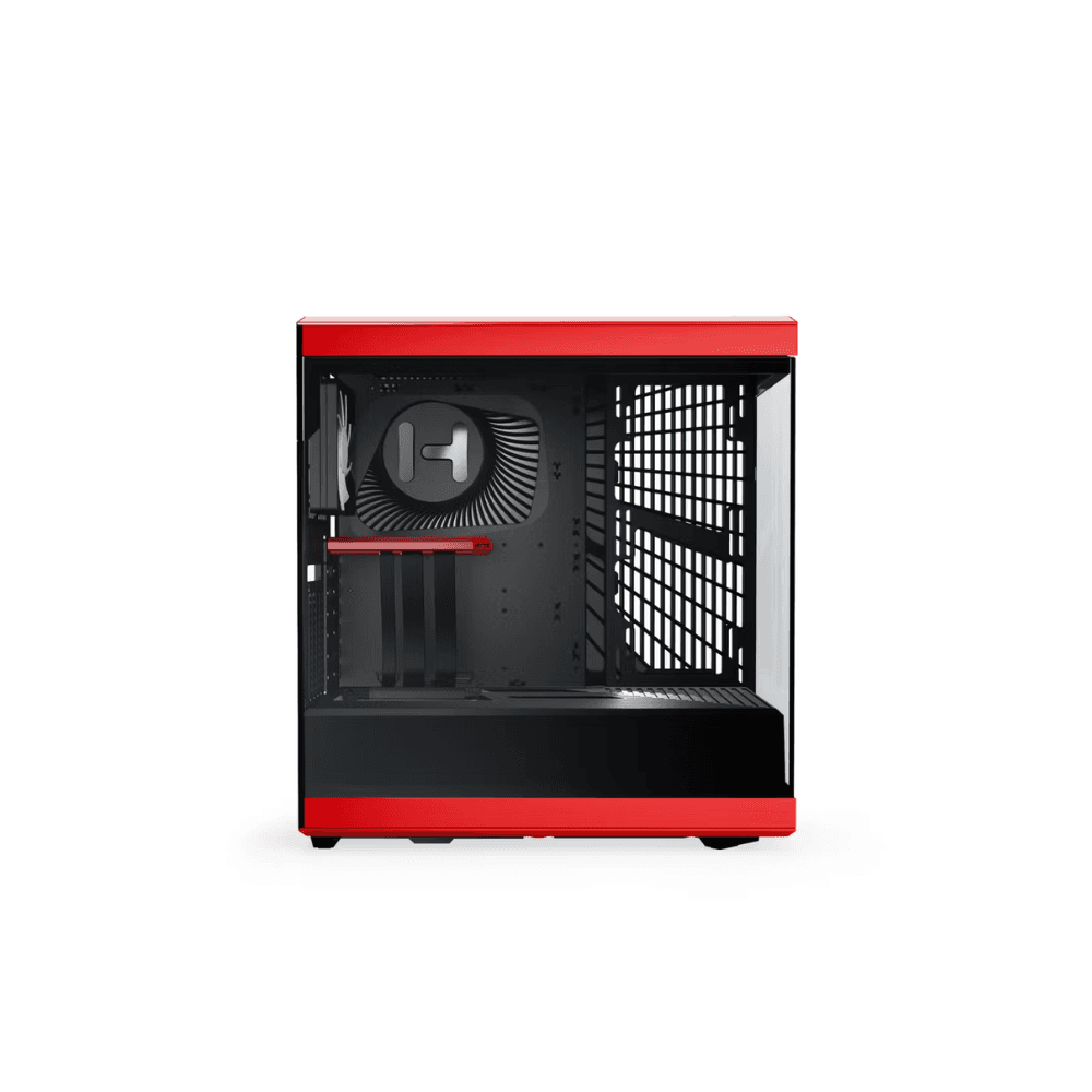HYTE Y40 ATX MID TOWER CASE – RED — thumbnail 4 of 6