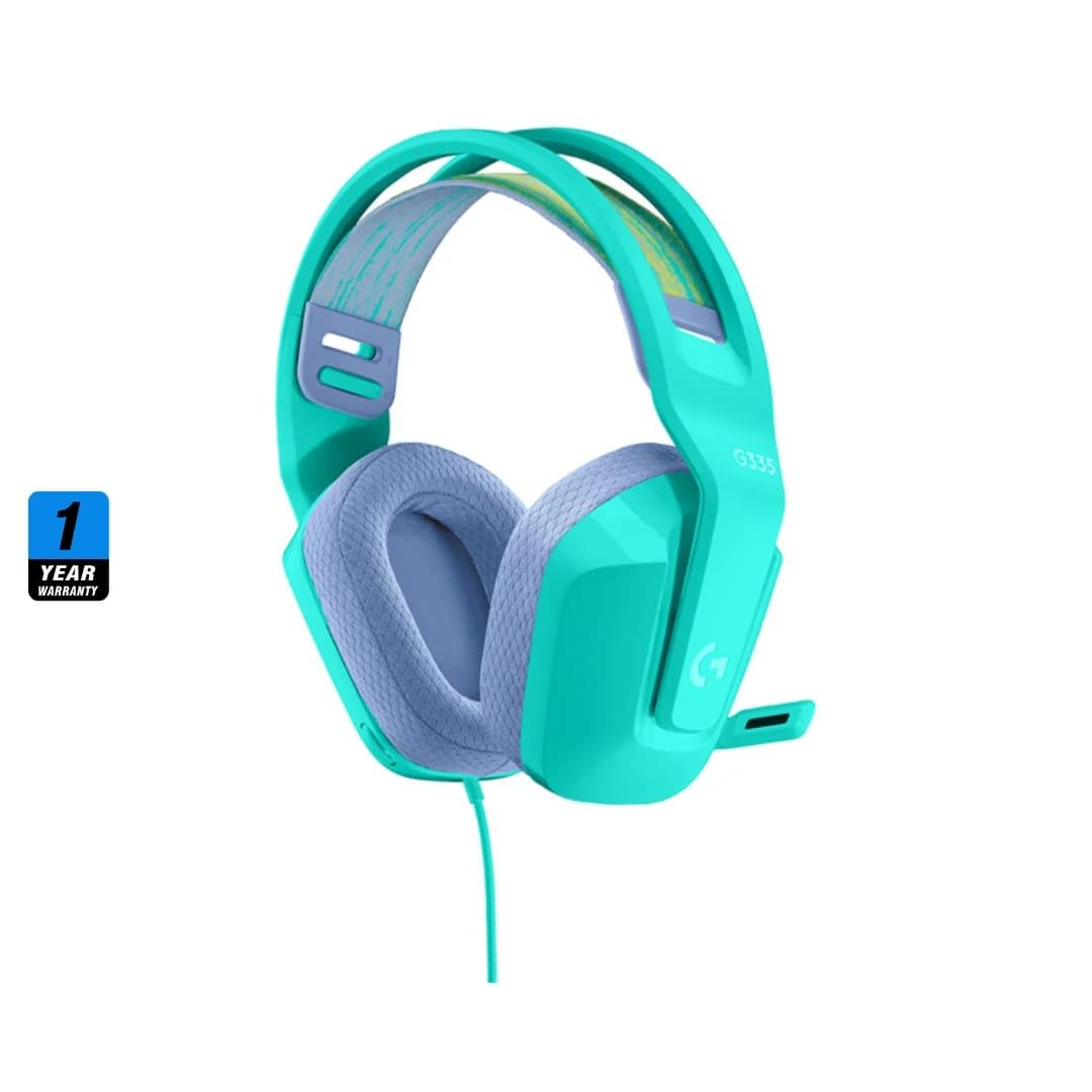 Logitech G335 Wired Gaming Headset - Mint — thumbnail 3 of 4