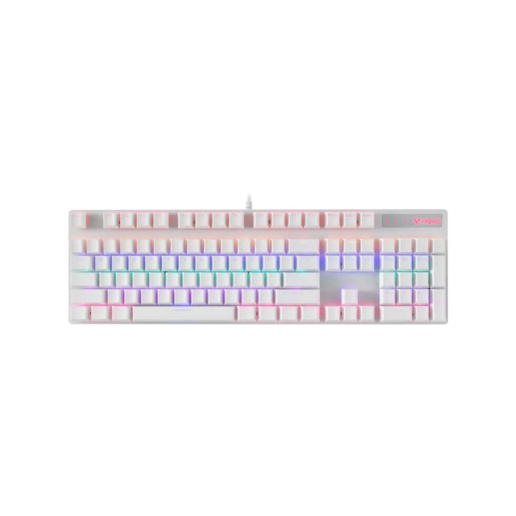 Rapoo V500 Backlit Mechanical Gaming Keyboard - White — thumbnail 2 of 3