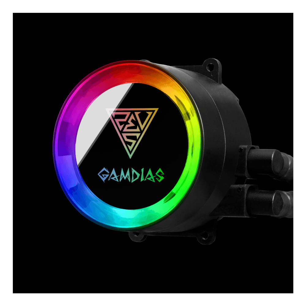 GAMDIAS FAN COOLING LIQUID CHIONE E2-120 LITE 120mm RGB BLACK — thumbnail 3 of 4