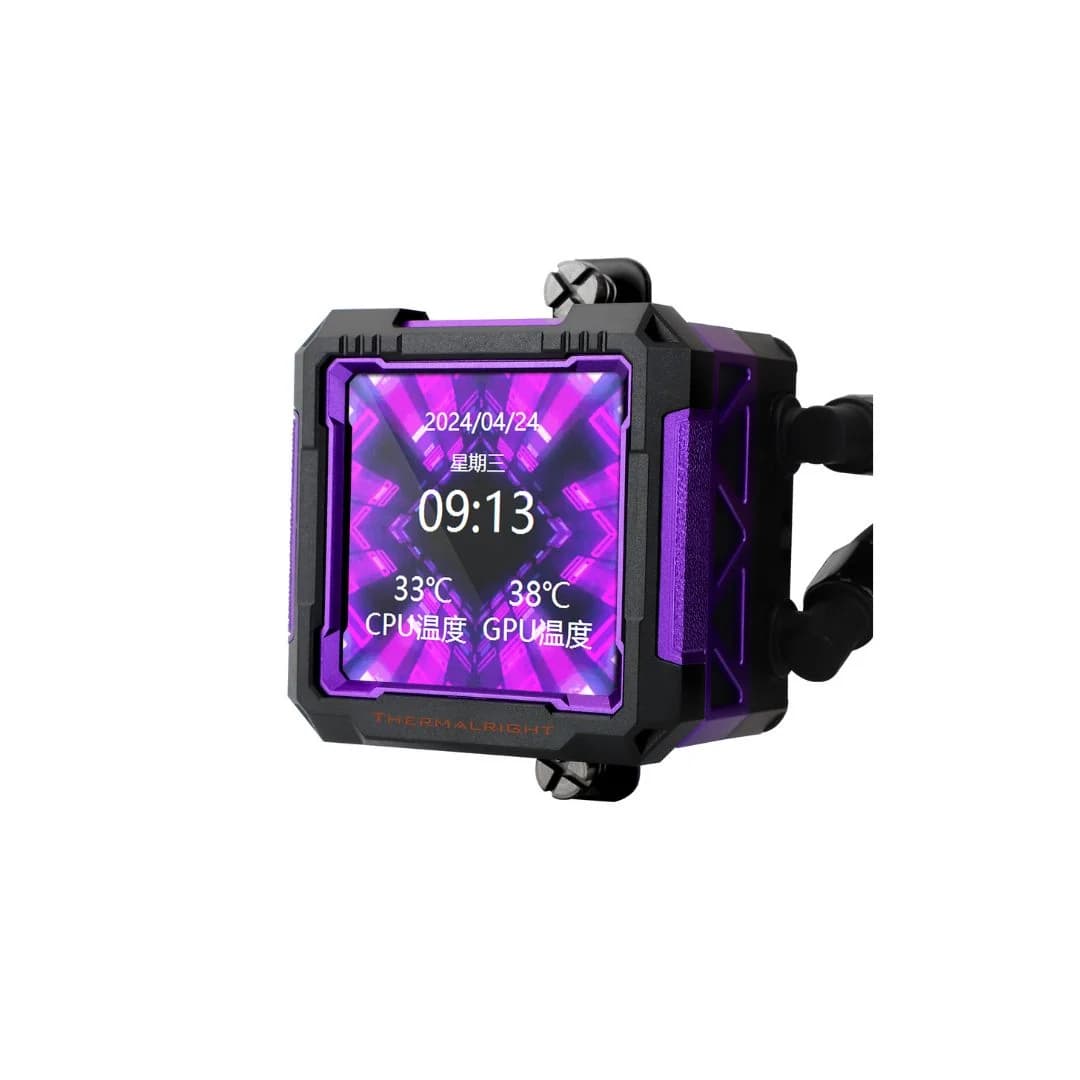 Thermalright Frozen Warframe PRO 360 ARGB ARGB Liquid CPU Cooler - Black — thumbnail 3 of 6