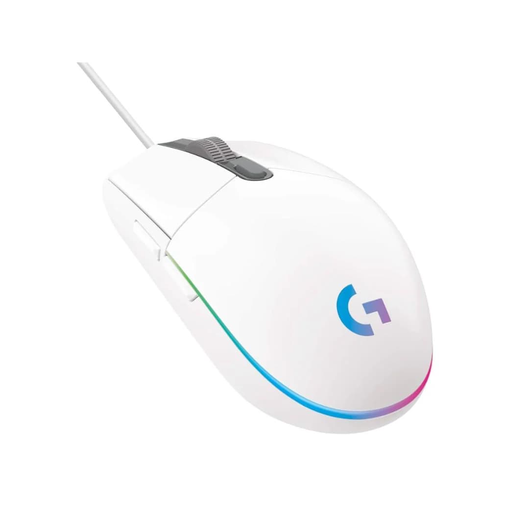 Logitech G102 White Wired Gaming Mouse — thumbnail 2 of 3
