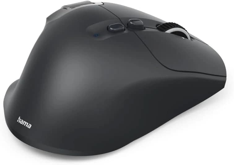Hama WM-900 Multi-Device Wireless Mouse – 10-Button Radio & Bluetooth Rechargeable Optical Mouse, Ergonomic Right-Handed Design, RGB Lighting & USB-C Charging — thumbnail 3 of 7