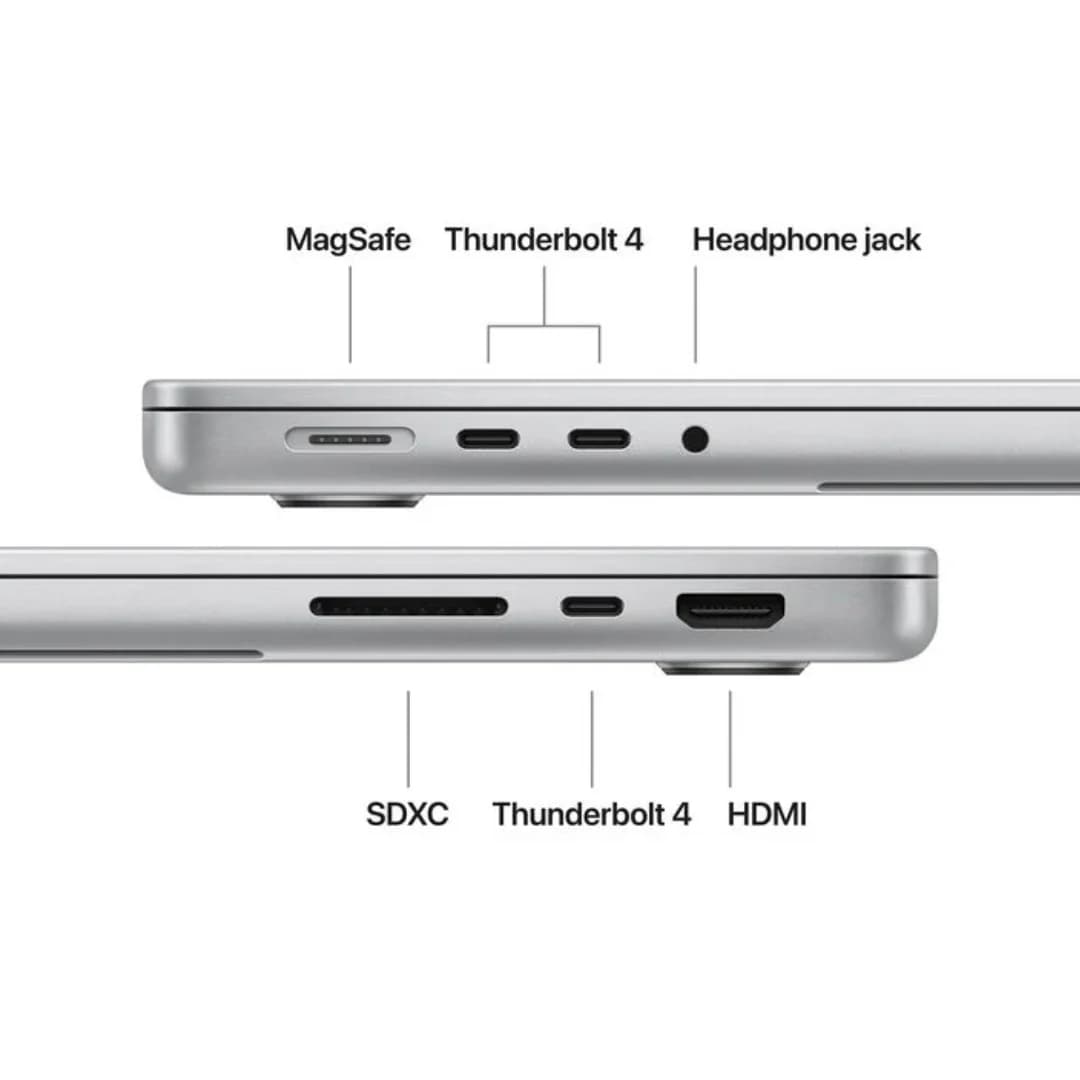 Apple Macbook Pro, GPU (10 Core), M5 Pro (10 Core), RAM 16GB, SSD 1TB, 14 (3024 x 1964) Liquid Retina XDR, Silver — thumbnail 3 of 5