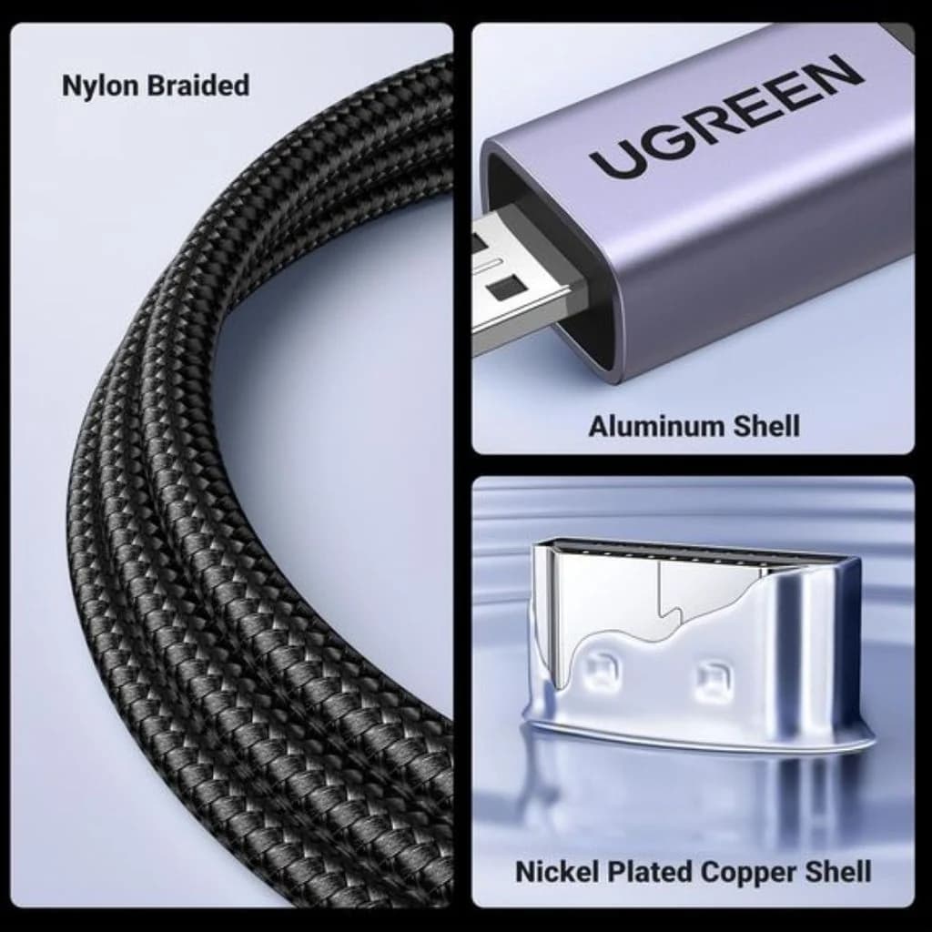 UGREEN 8K@60Hz Micro HDMI to HDMI Cable UG-15516 - 1M — thumbnail 4 of 4