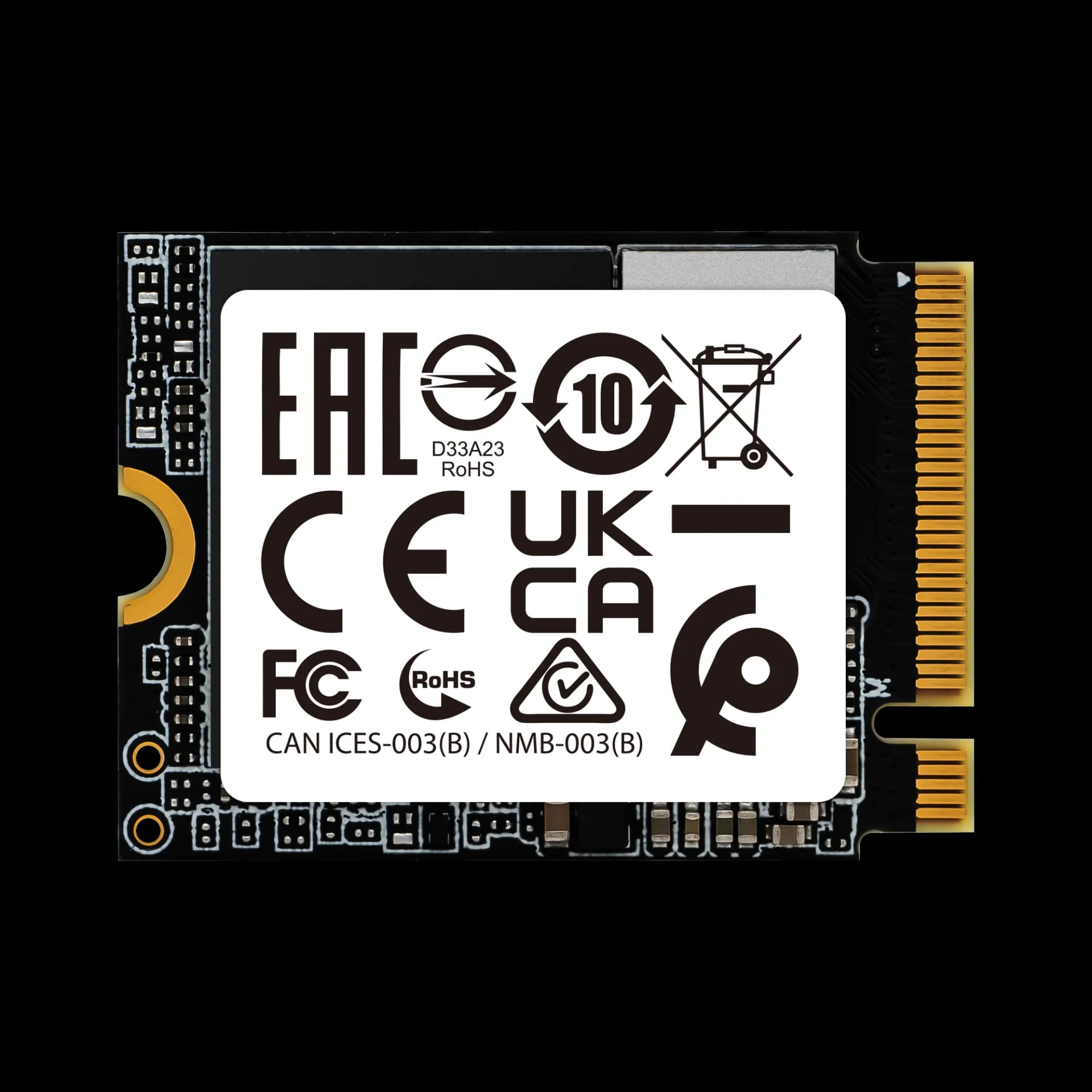XPG GAMMIX S55 PCIe Gen4 x4 M.2 2230 Solid State Drive - 512GB — thumbnail 2 of 8