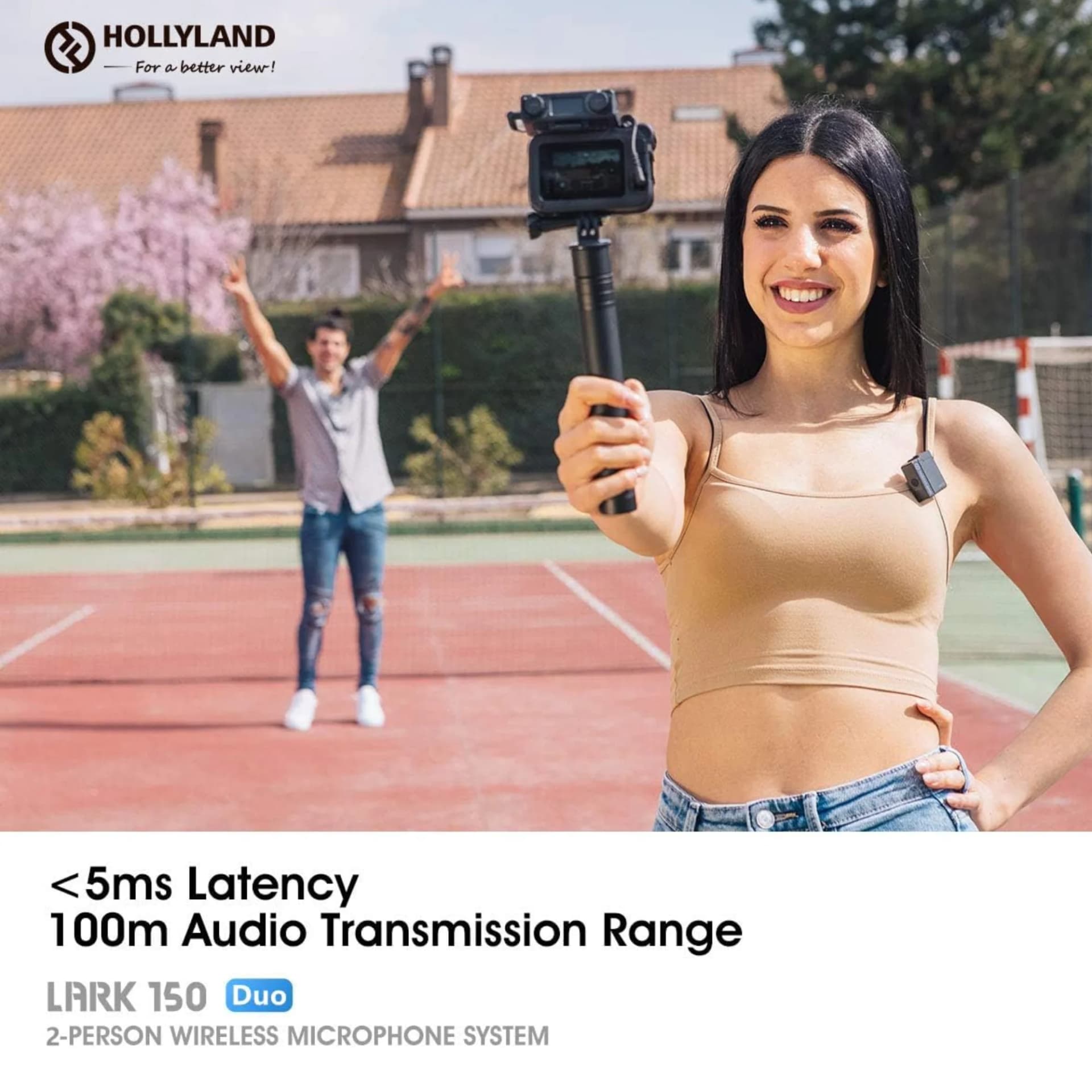 Hollyland LARK 150 Duo - Wireless Lavalier Microphone — thumbnail 3 of 4