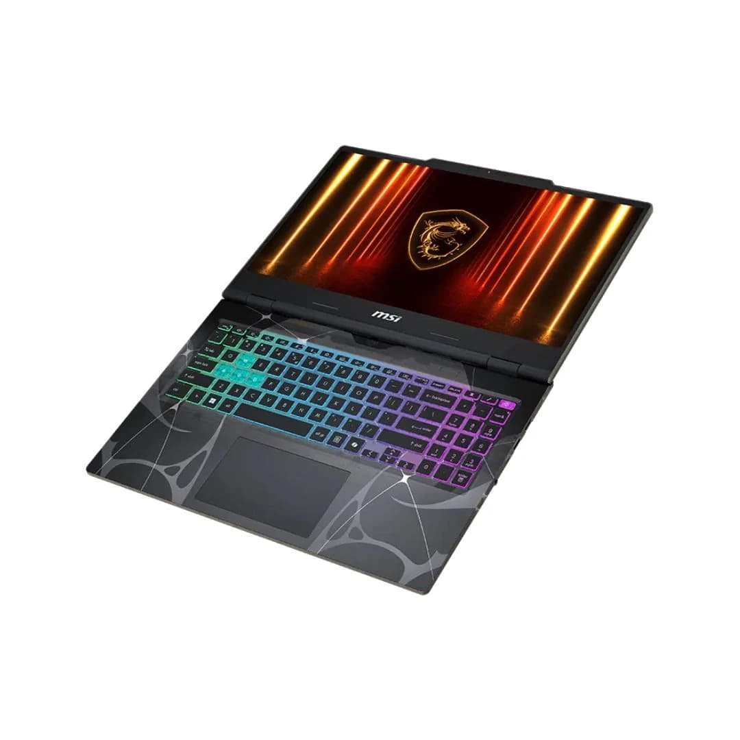 MSI Cyborg 15 B2RWGKG-409US, Intel Core 7-240H, RAM 16GB, SSD 1TB, NVIDIA GeForce RTX 5070 8GB, 15.6 Inch FHD 144Hz, Translucent Black — thumbnail 3 of 6