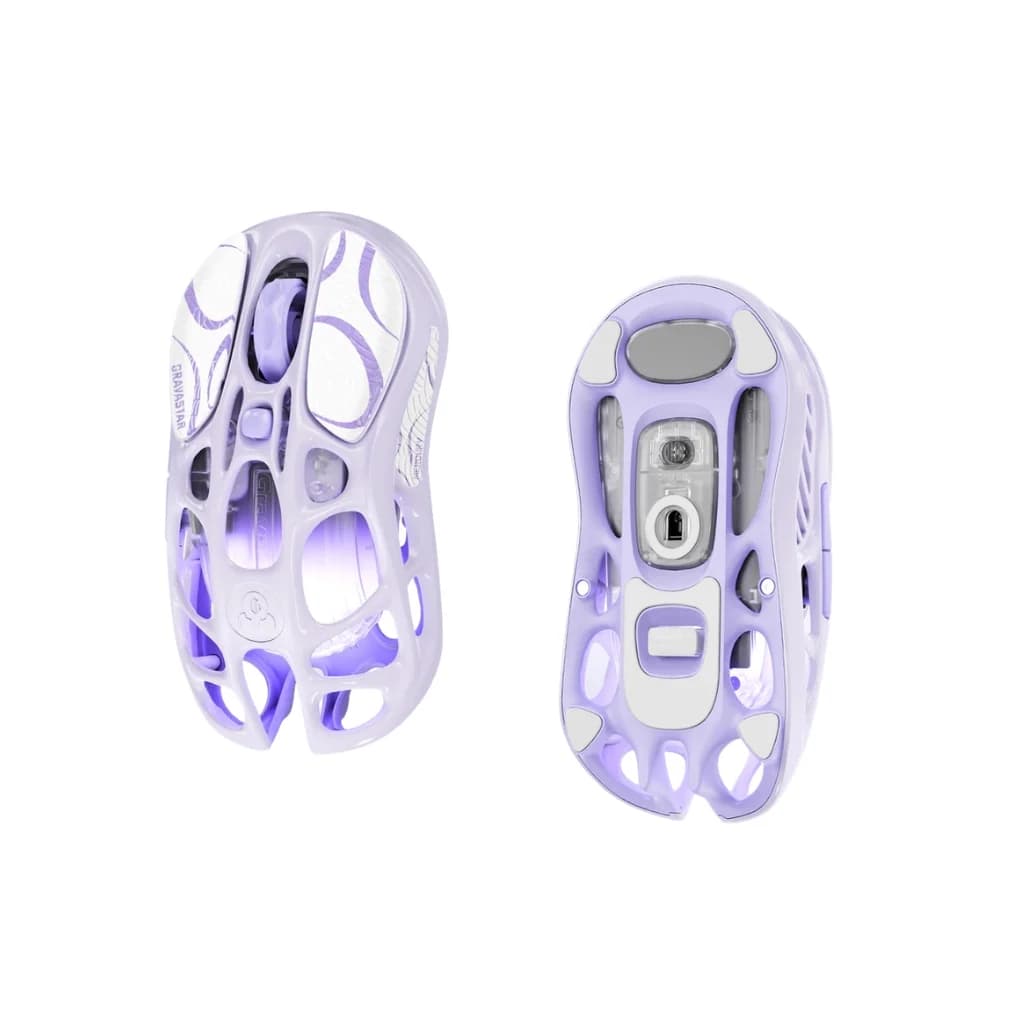 GravaStar Mercury M1 Pro Gaming Mouse - Lavender Purple — thumbnail 4 of 5