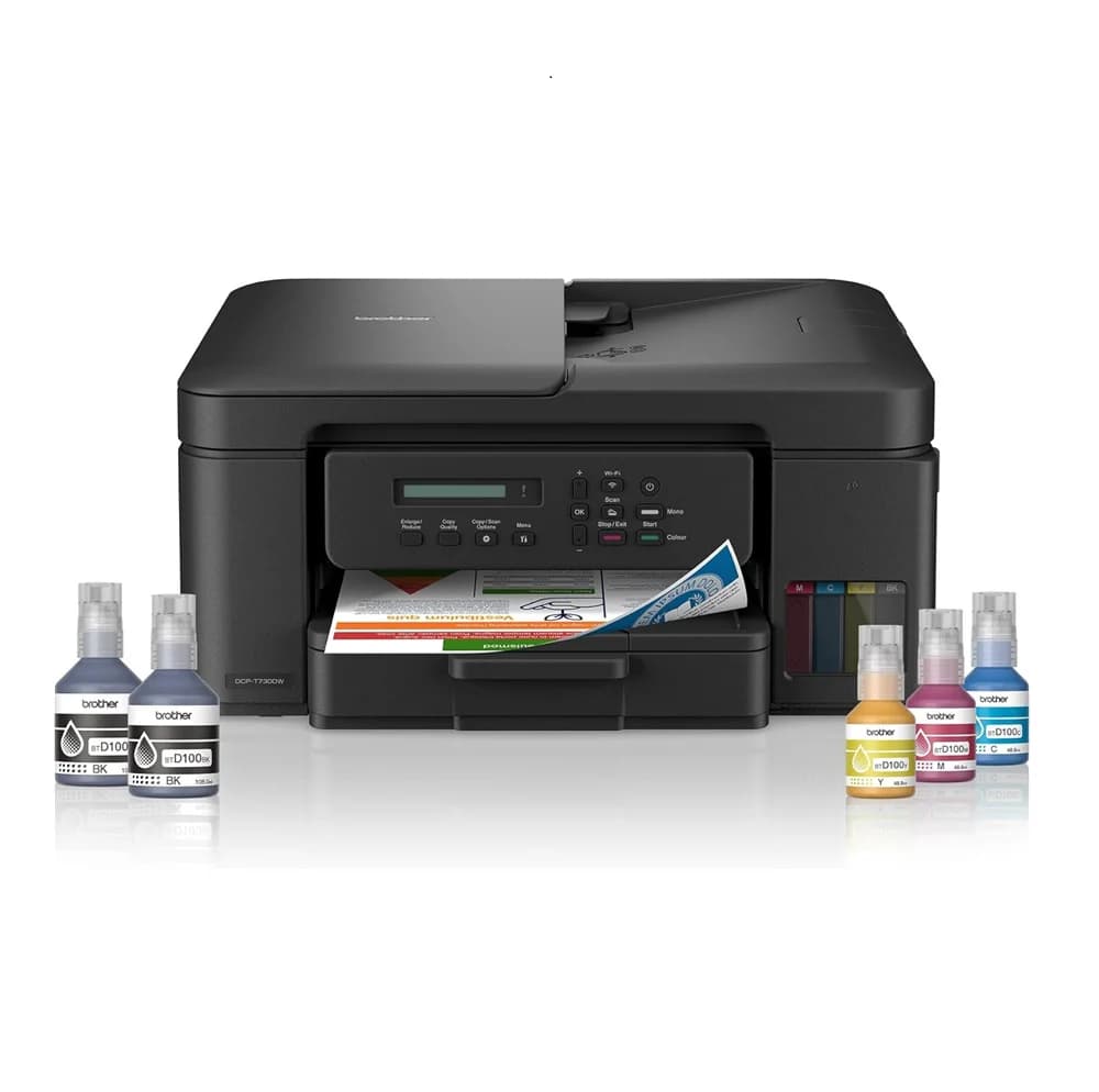 Brother DCP-T730W Tank Printer, Wireless, Inkbenefit Plus 3-in-1 Inkjet Printer Colour, Duplex (All-in One Ink) — thumbnail 2 of 4