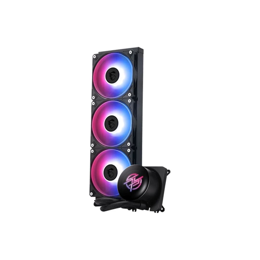 MSI MPG CoreLiquid P13 360 AIO Liquid Cooler with LCD Screen - Black — thumbnail 2 of 3