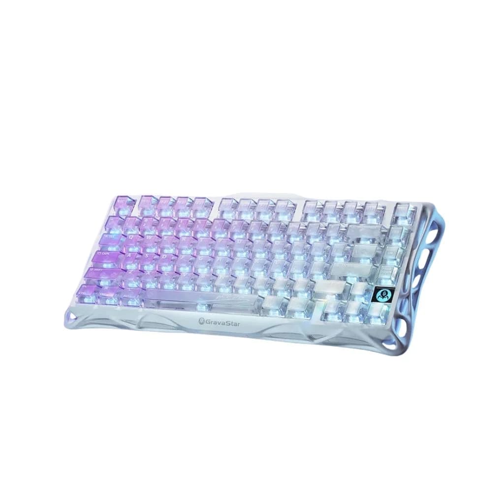 Gravastar Mercury K1 Lite Rapid Trigger Wireless - Crystal Aurora  Gaming Keyboard AR — thumbnail 3 of 7