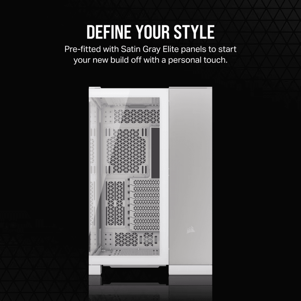 CORSAIR 6500X TEMPERED GLASS MT SATIN GRAY CASE RGB — thumbnail 3 of 4