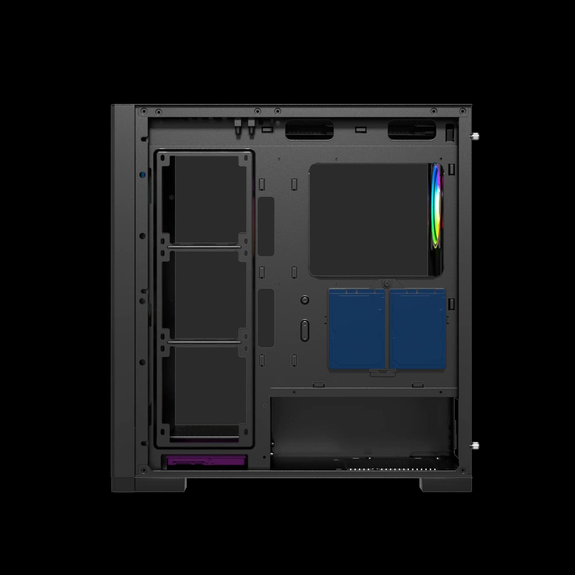 Raptor 290-XL ARCTIC HAWK RGB Mid Tower Case - Black — thumbnail 5 of 10